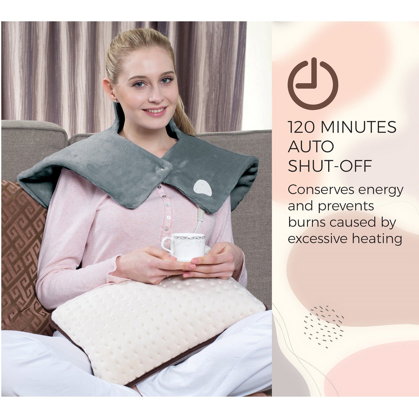 Electric Neck & Shoulder Heating Pad - Couch Potato