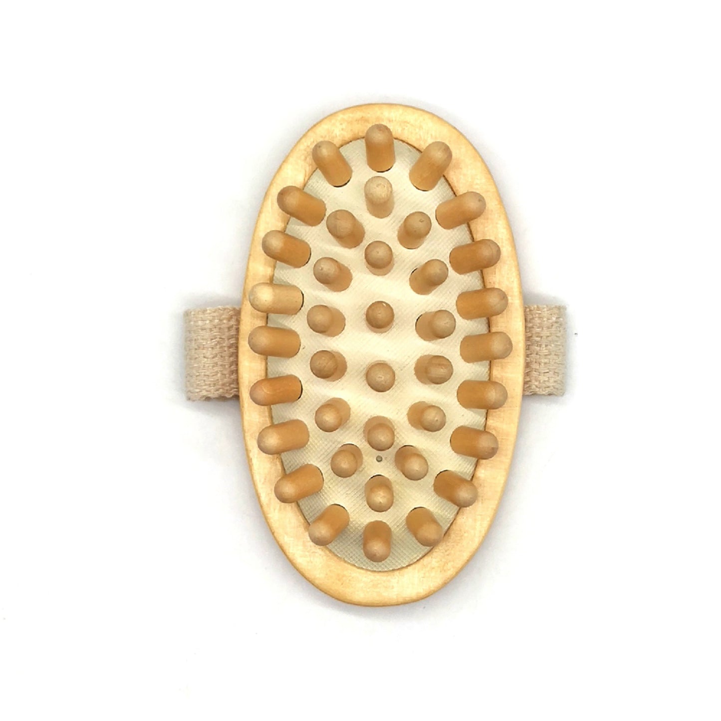 Rubber Massager with Lotus Wooden Handle - Couch Potato