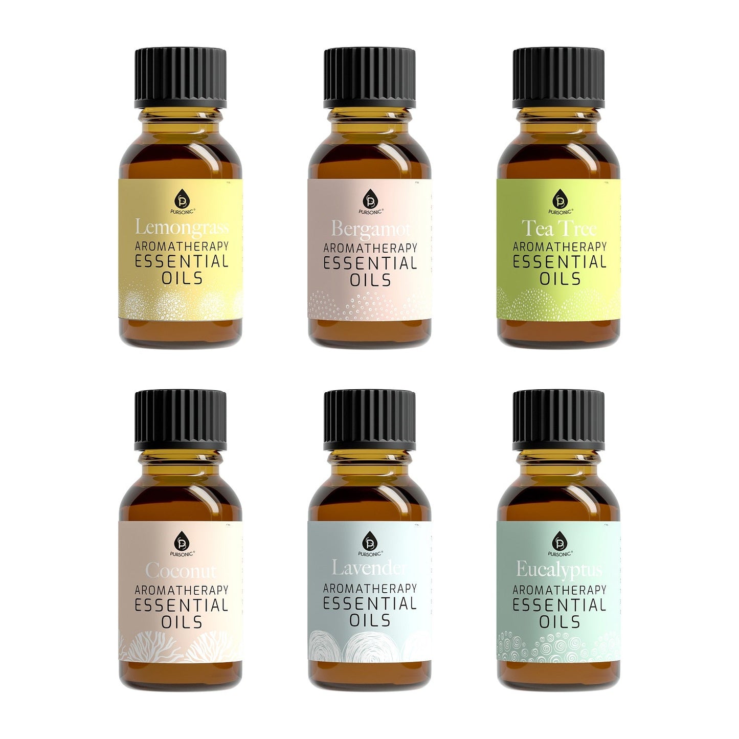 6 Pack of Aromatherapy Essential Oils - Couch Potato