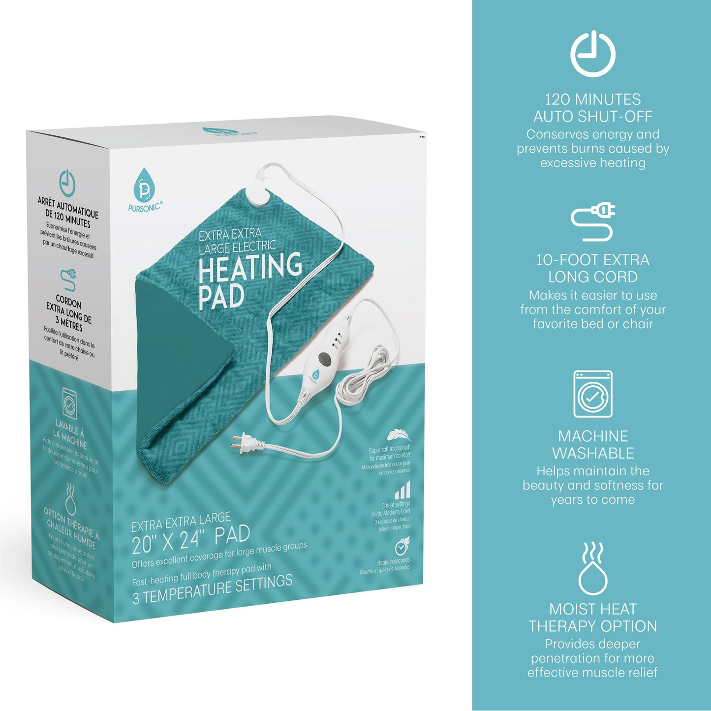 Extra Extra Large Electric Heating Pad - Couch Potato