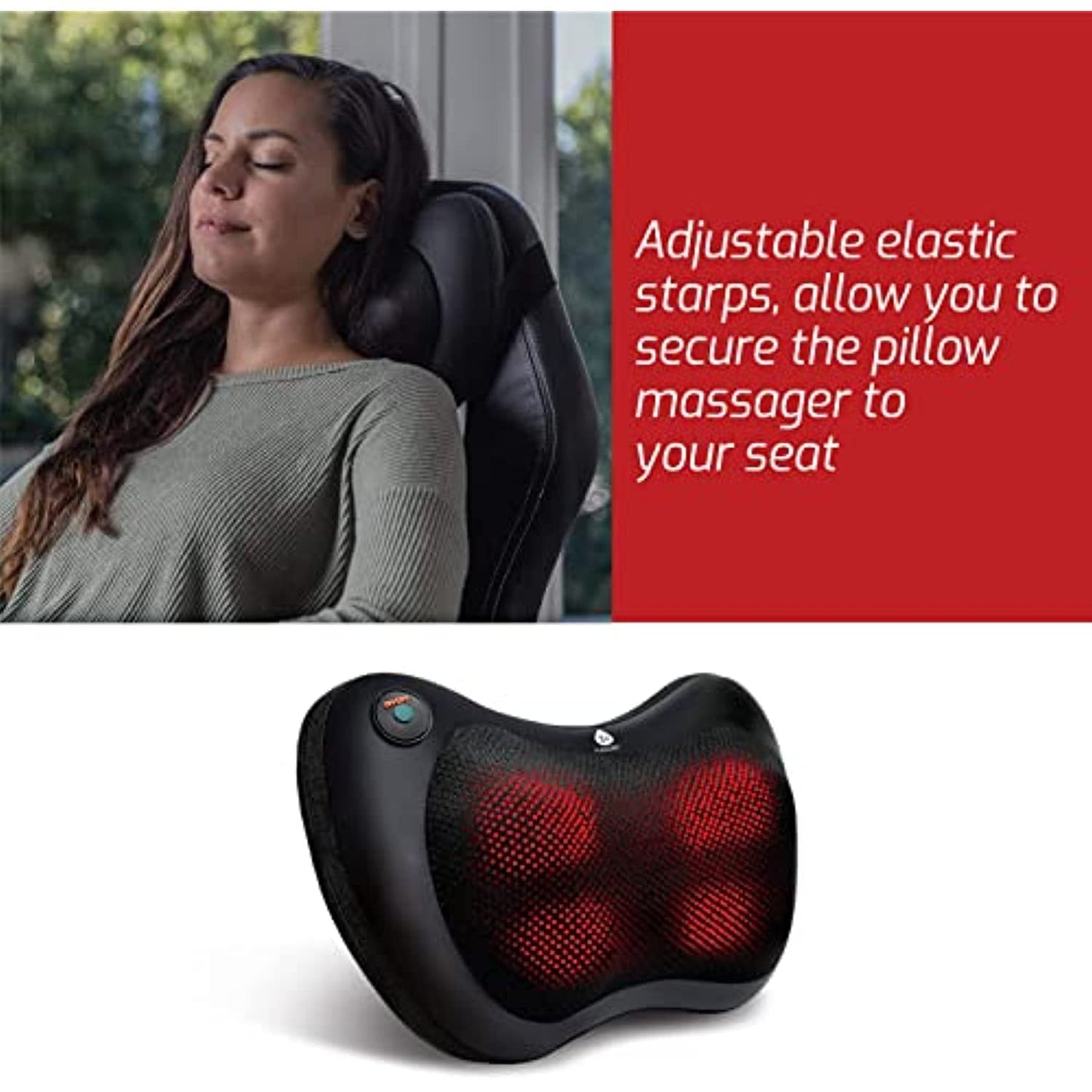 Shiatsu Heating Neck & Back Massager - Couch Potato
