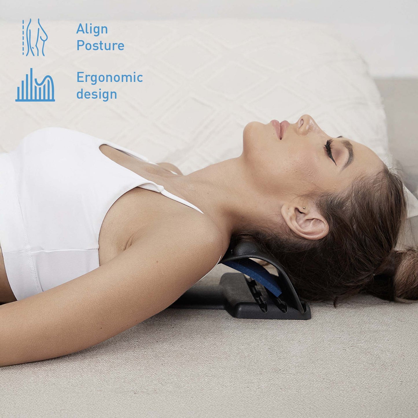 Head - to - Toe Relaxation Bundle: Massage Gun, Neck & Shoulder Stretcher, Foot Massager - Couch Potato