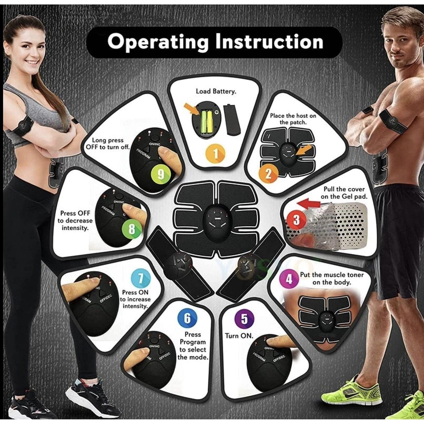 Abdominal Muscle Toner Massager - Couch Potato