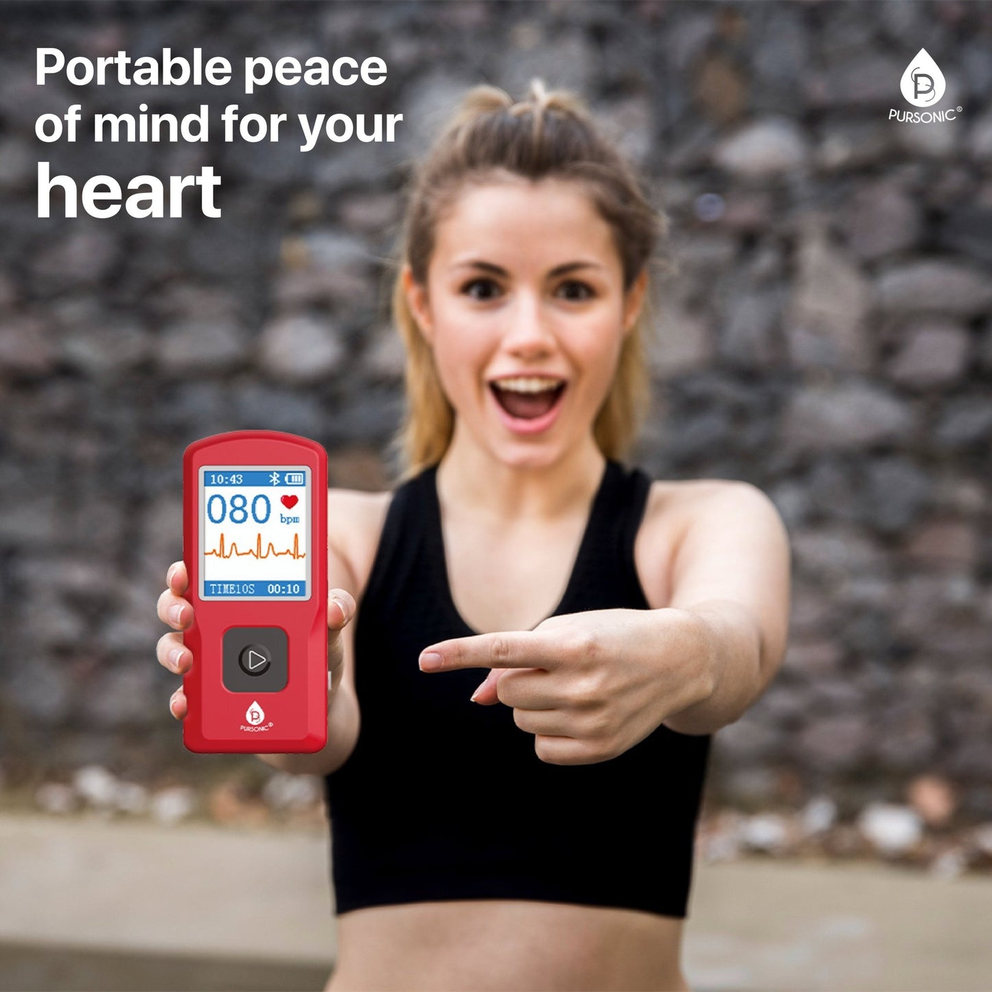 Rechargeable EKG Monitor - Couch Potato