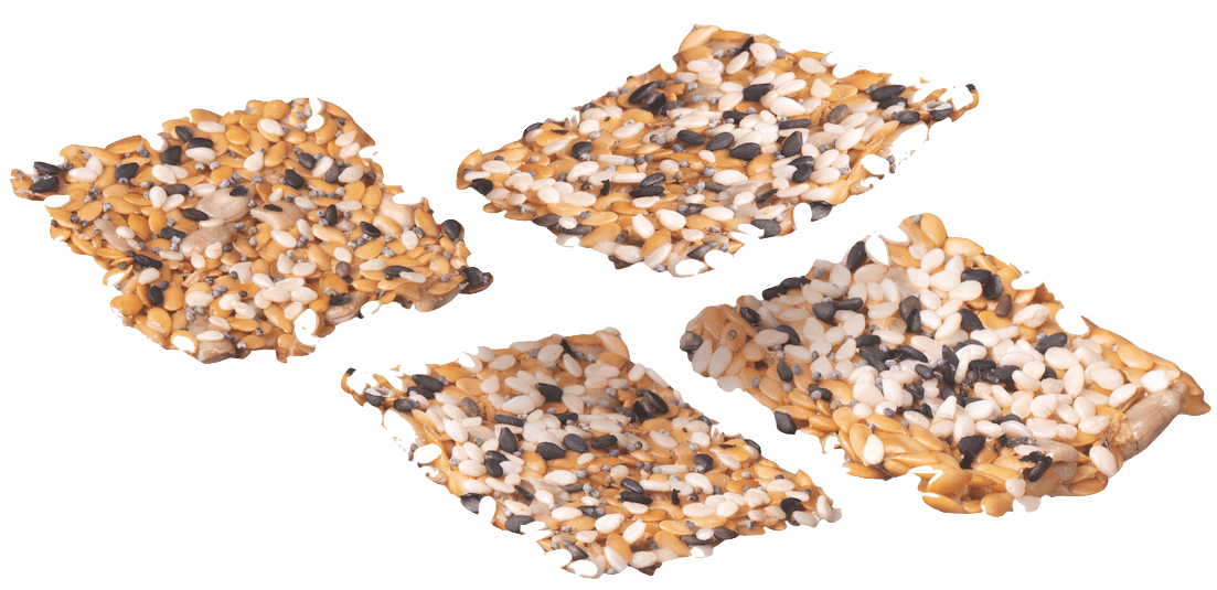 Keto 'Everything' Flax Crackers - 6 x 66g Packs - Couch Potato