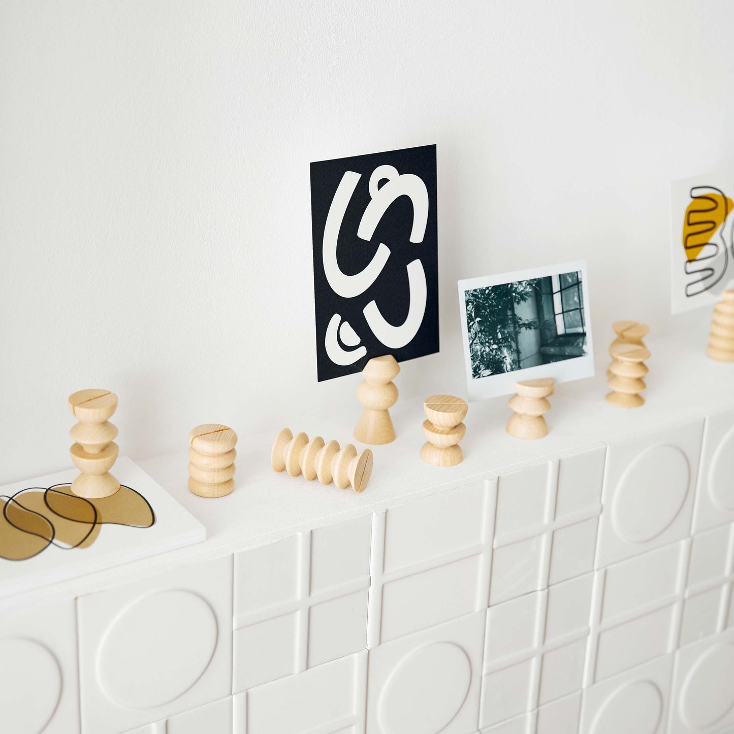 Totem Picture / Postcard Stands - Set of 5 Short - Couch Potato