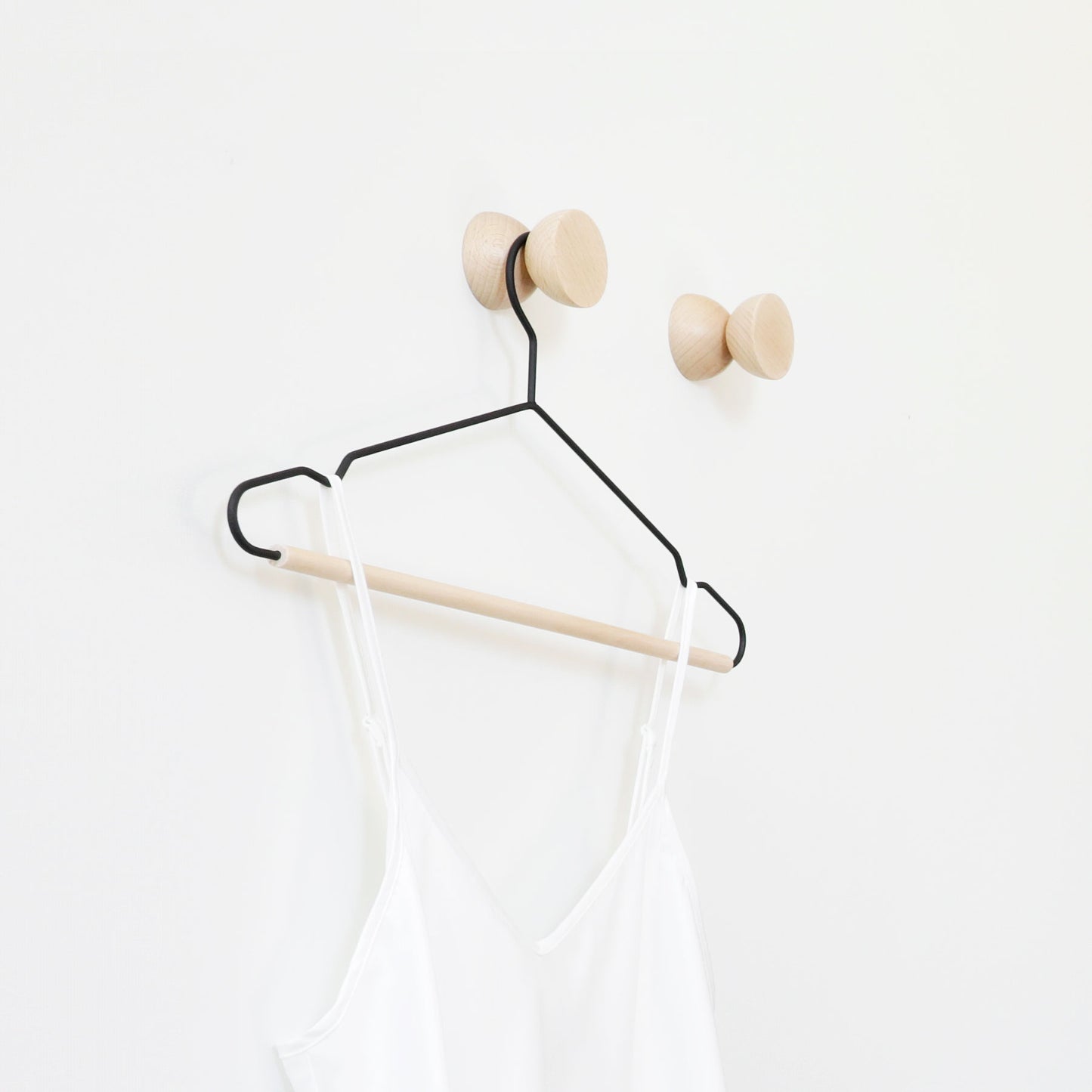 Geometric Beech Coat Hook - Set of 3 - Couch Potato