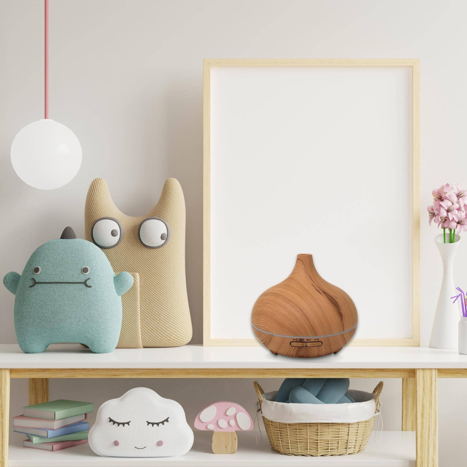Bamboo Teardrop Ultrasonic Oil Diffuser - Couch Potato