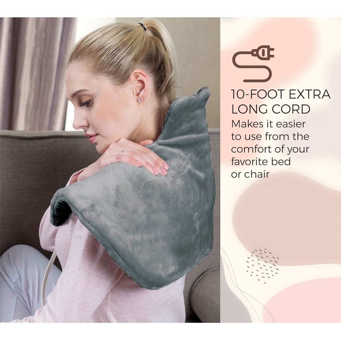 Electric Neck & Shoulder Heating Pad - Couch Potato