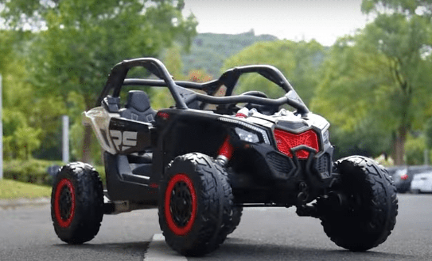 2026 2X24V CAN AM MAVERICK 4X4 2 Seater DELUXE Kids Ride On Car with Remote Control - Couch Potato