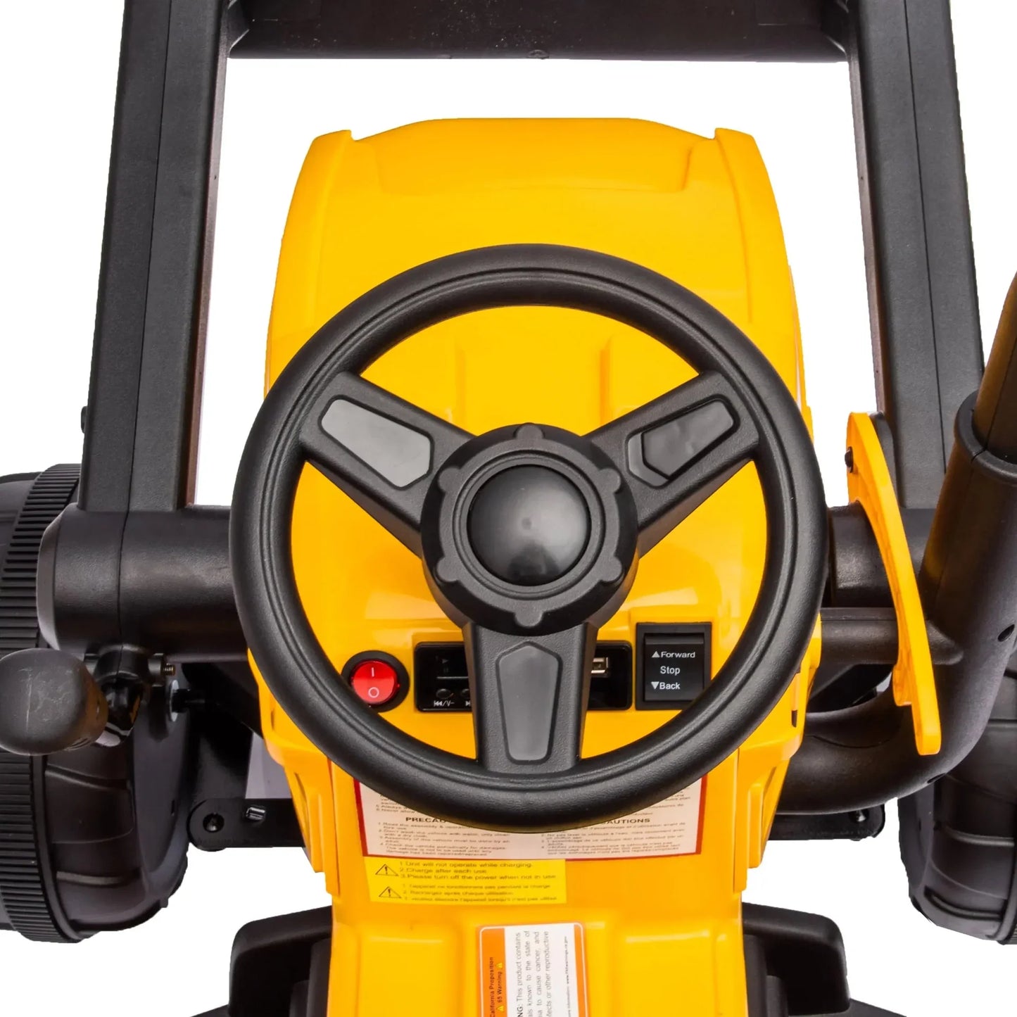 12V Excavator Tractor Kids Ride On Car with Remote Control - Couch Potato