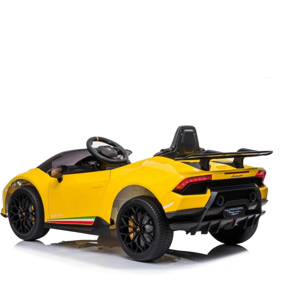 2026 12V Lamborghini Huracan DELUXE Kids Electric Ride On Car with Remote Control - Couch Potato