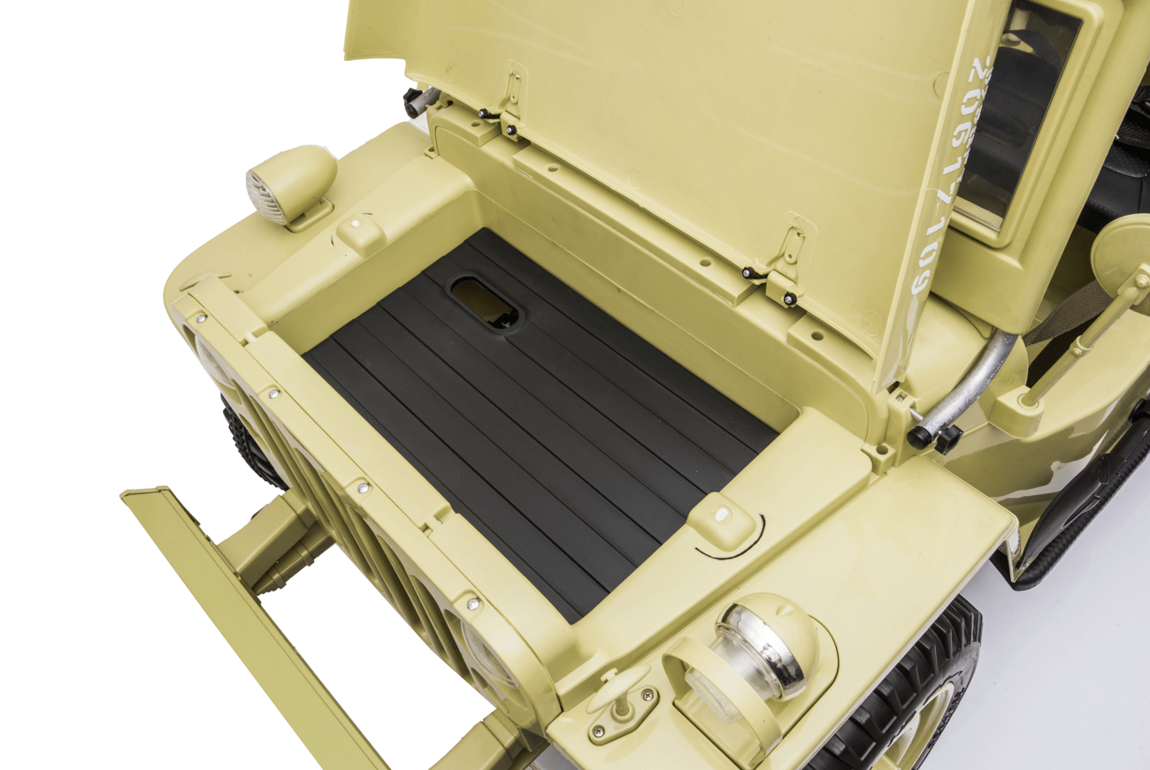 24V Army Truck 3 Seater DELUXE Kids Ride On Car with Remote Control - Couch Potato