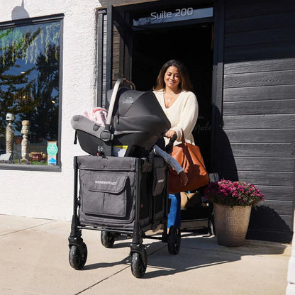 Wonderfold W2 Elite Pro Double Stroller Wagon - Couch Potato