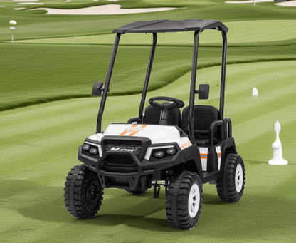 2026 Golf Cart 4 Seater 24V 4X4 Kids Ride On Car with Remote Control - Couch Potato