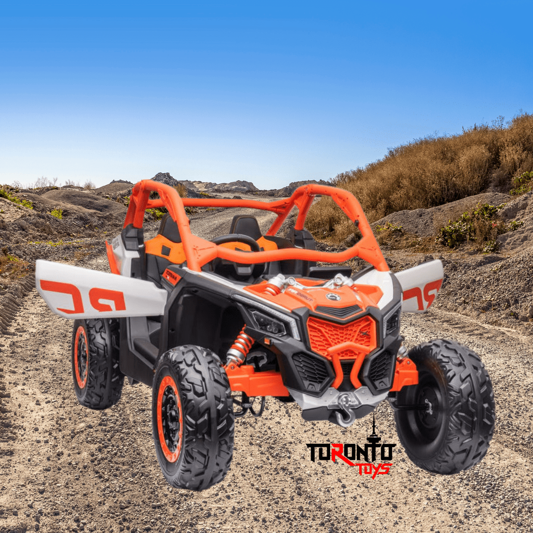 2026 2X24V CAN AM MAVERICK 4X4 2 Seater DELUXE Kids Ride On Car with Remote Control - Couch Potato