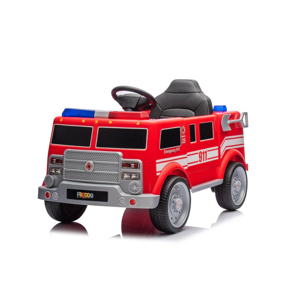 2026 Fire Truck 12V DELUXE Kids Ride On Car with Remote Control - Couch Potato