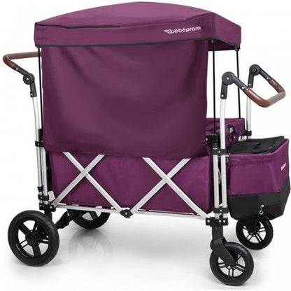 Bebepram S7 Deluxe Luxury Folding Wagon - Couch Potato