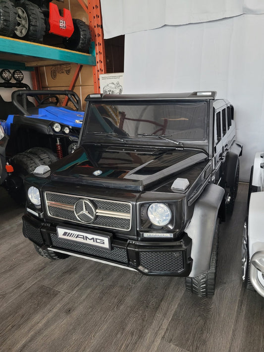 2026 Mercedes Benz G Wagon G63 6x6 24V 2 Seater Kids Ride On Car with Remote Control - Couch Potato