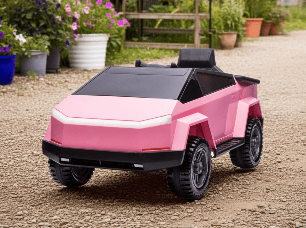 PREORDER 2026 Tesla Cybertruck Style 12V Kids Ride On Car with Remote Control - Couch Potato