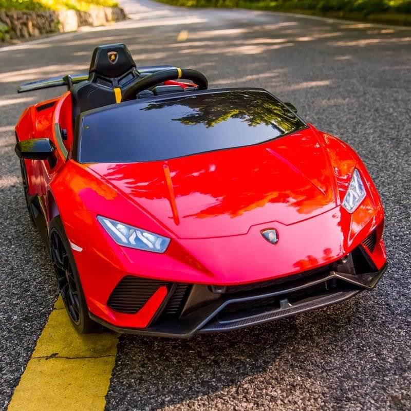 2026 12V Lamborghini Huracan DELUXE Kids Electric Ride On Car with Remote Control - Couch Potato