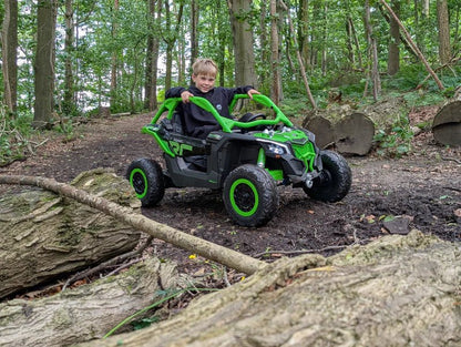 2026 2X24V CAN AM MAVERICK 4X4 2 Seater DELUXE Kids Ride On Car with Remote Control - Couch Potato