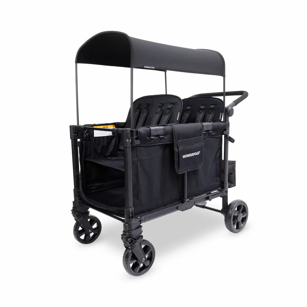 Wonderfold W4 Elite Pro Quad Stroller Wagon - Couch Potato