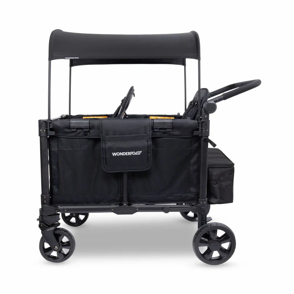 Wonderfold W4 Elite Pro Quad Stroller Wagon - Couch Potato