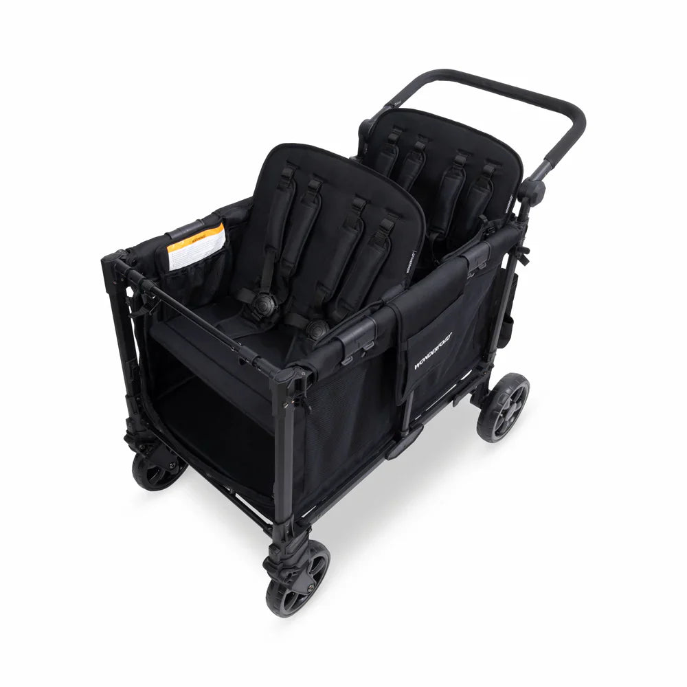 Wonderfold W4 Elite Pro Quad Stroller Wagon - Couch Potato