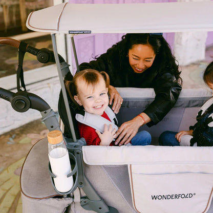 2026 Wonderfold L2 Double Stroller Wagon - Couch Potato