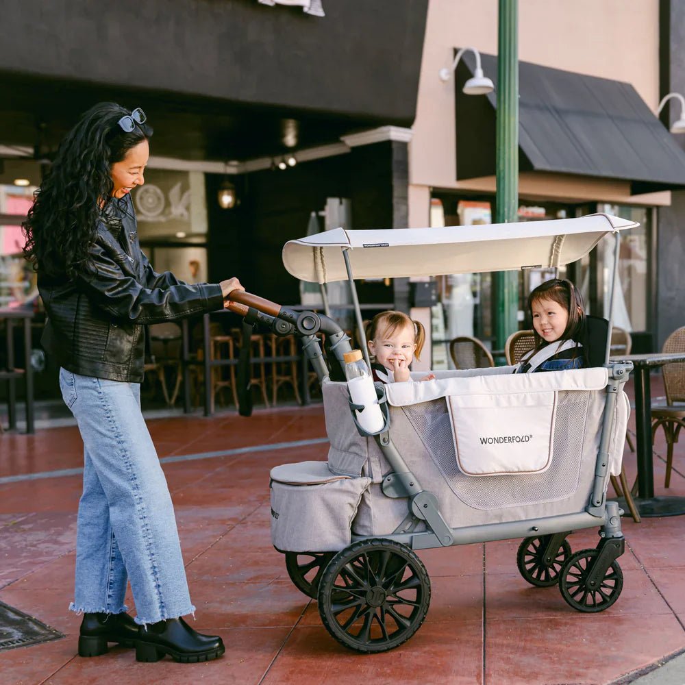 2026 Wonderfold L2 Double Stroller Wagon - Couch Potato