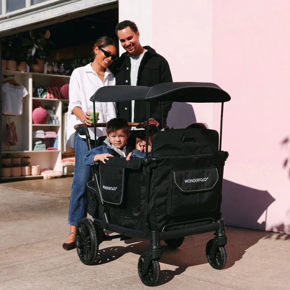 2026 Wonderfold L4 Quad Stroller Wagon - Couch Potato