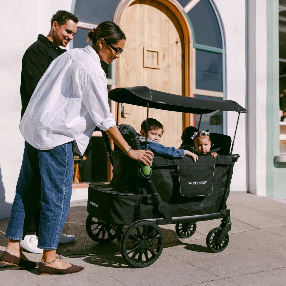 2026 Wonderfold L4 Quad Stroller Wagon - Couch Potato