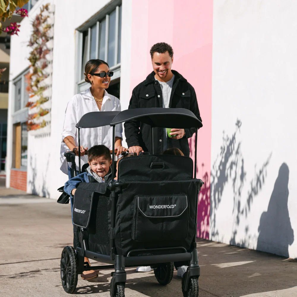 2026 Wonderfold L4 Quad Stroller Wagon - Couch Potato