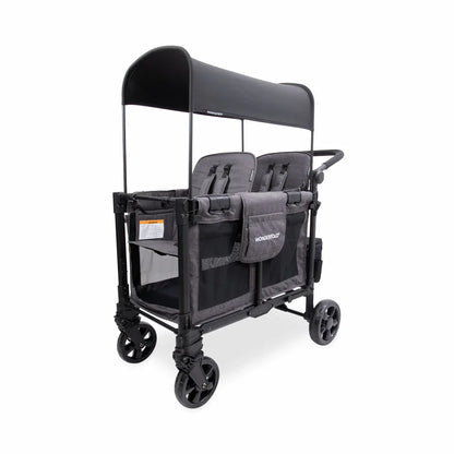 Wonderfold W2 Elite Pro Double Stroller Wagon - Couch Potato