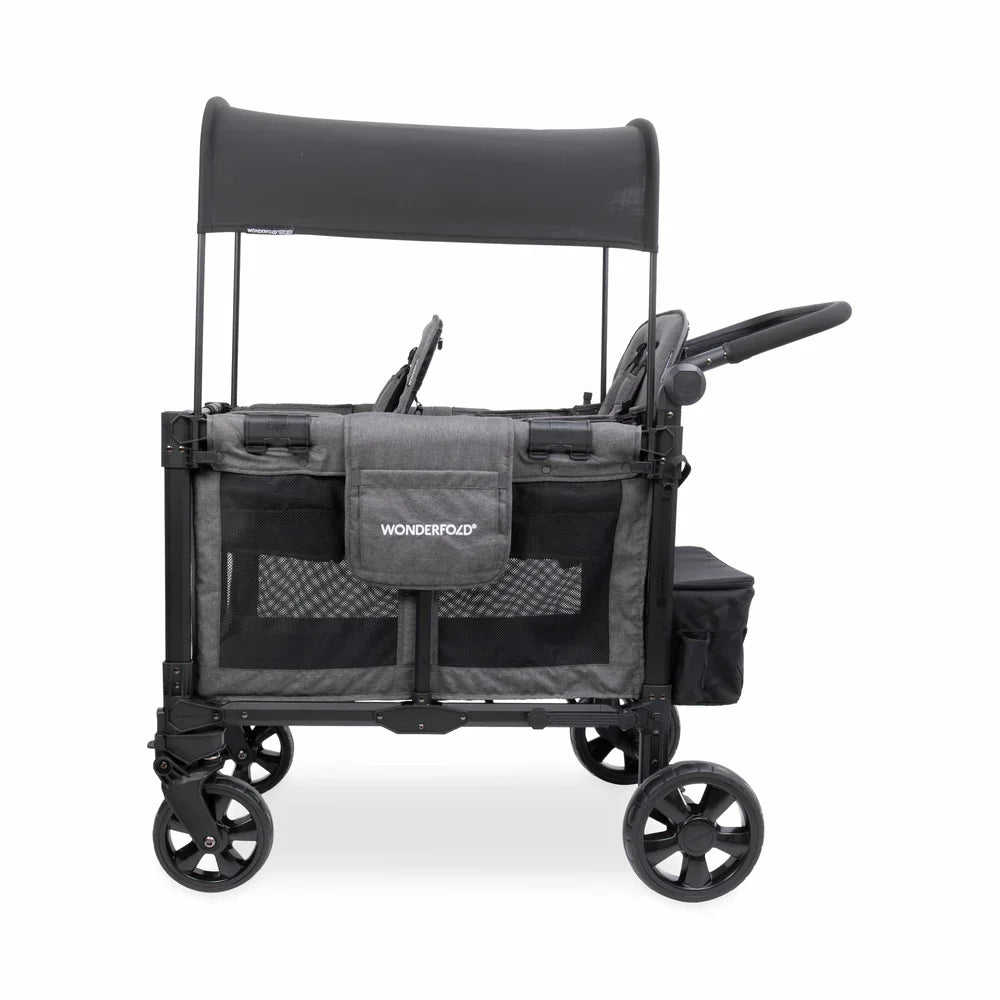 Wonderfold W2 Elite Pro Double Stroller Wagon - Couch Potato