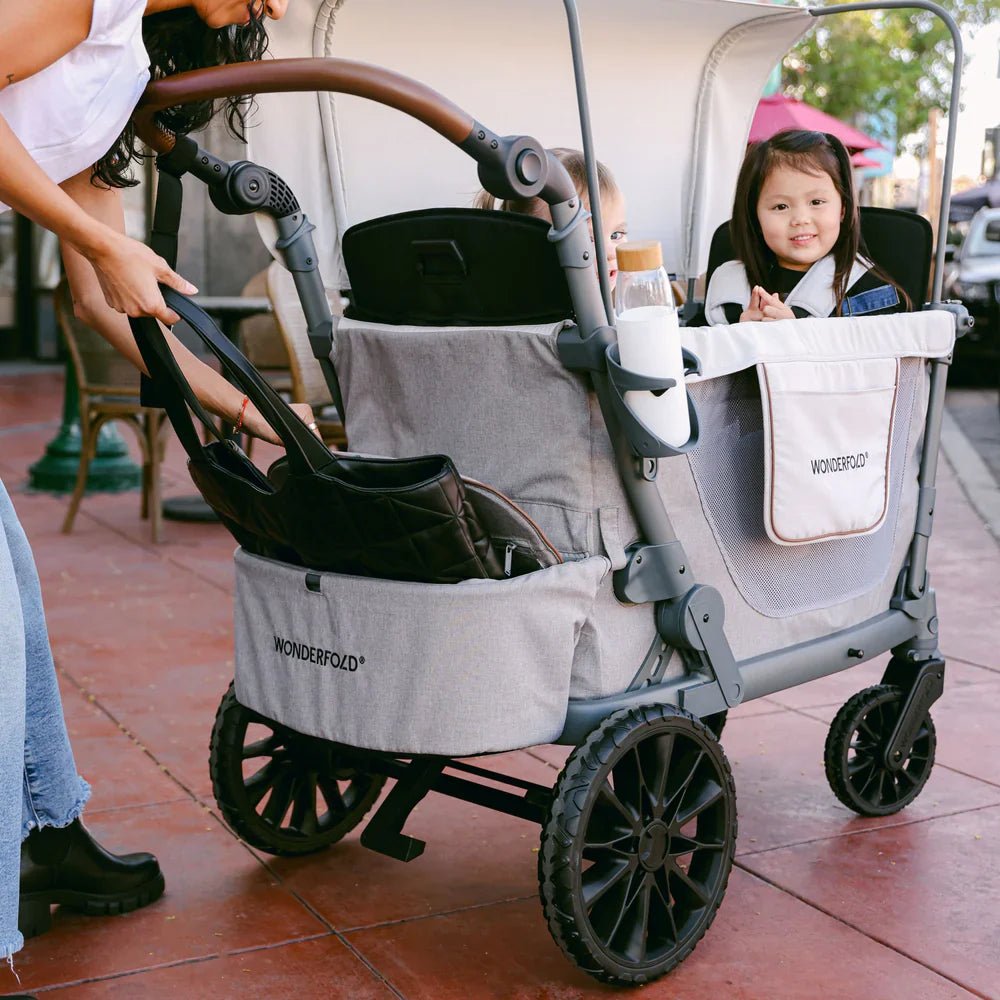 2026 Wonderfold L2 Double Stroller Wagon - Couch Potato