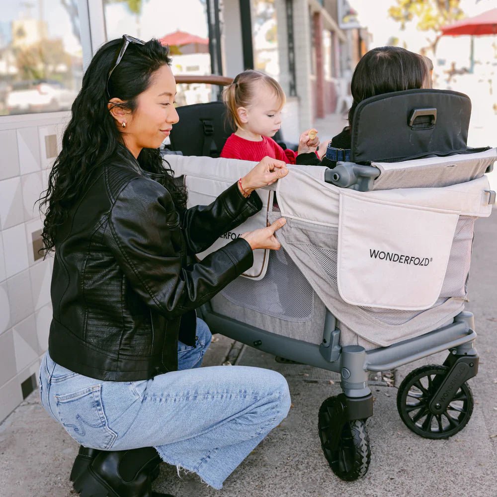 2026 Wonderfold L2 Double Stroller Wagon - Couch Potato