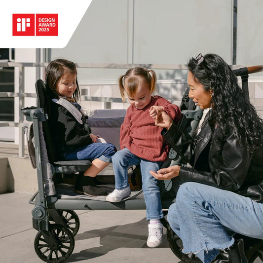 2026 Wonderfold L2 Double Stroller Wagon - Couch Potato