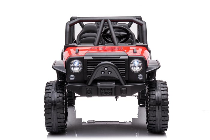 2026 24V Jeep Style RAIDER 2 Seater Kids Ride On Car with Remote Control and Back Wheel - Couch Potato