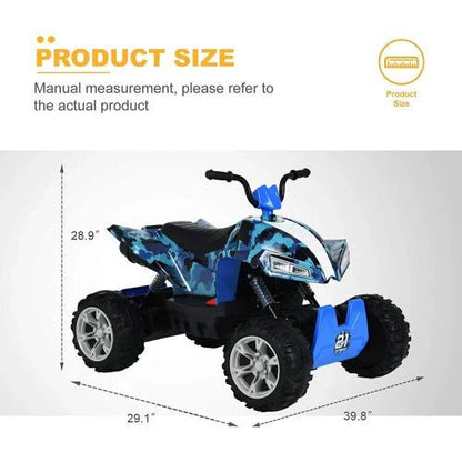 2026 24V Off - Road 4X4 Kids Ride On ATV For Age 3 to 8 - Couch Potato
