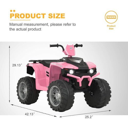12V ATV Kids RIde On Car (Age 3 to 7) - Couch Potato
