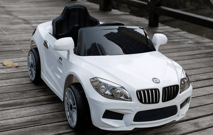 BMW Style 12V Kids Ride On Car with Remote Control with UPGRADED Leather Seat - Couch Potato