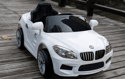 BMW Style 12V Kids Ride On Car with Remote Control with UPGRADED Leather Seat - Couch Potato