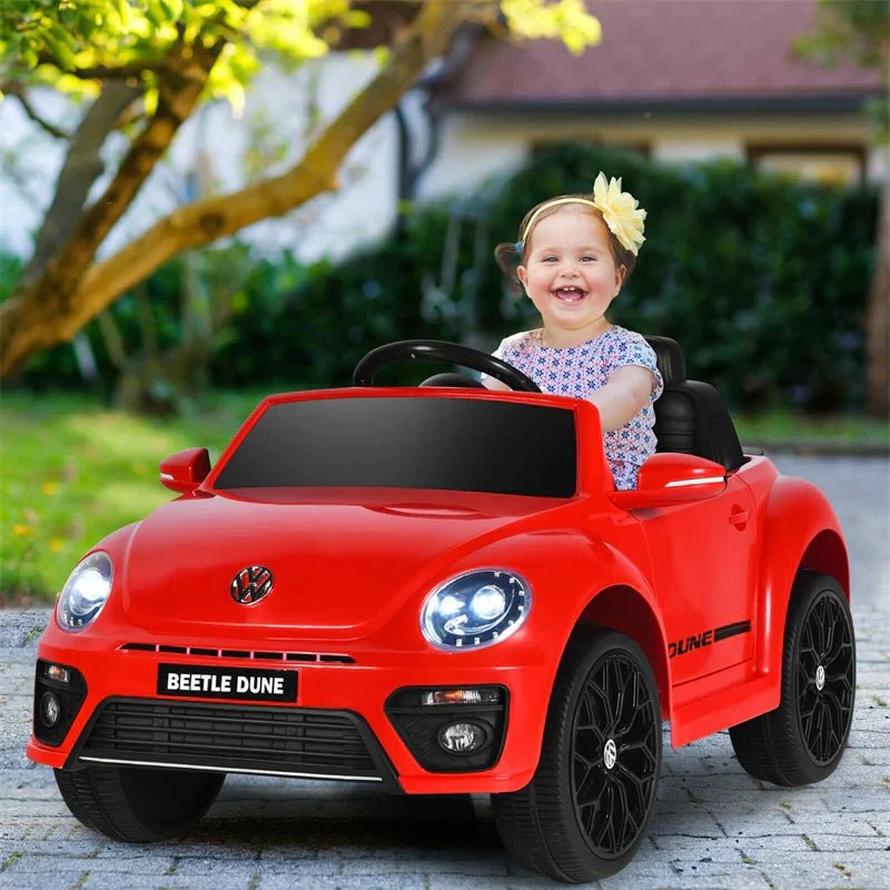 Volkswagen Beetle 12V Kids Ride On Car with Remote Control - Couch Potato