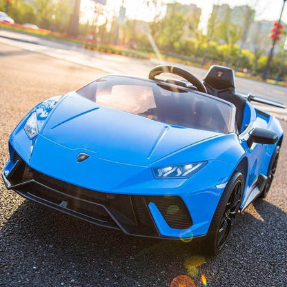 2026 12V Lamborghini Huracan DELUXE Kids Electric Ride On Car with Remote Control - Couch Potato