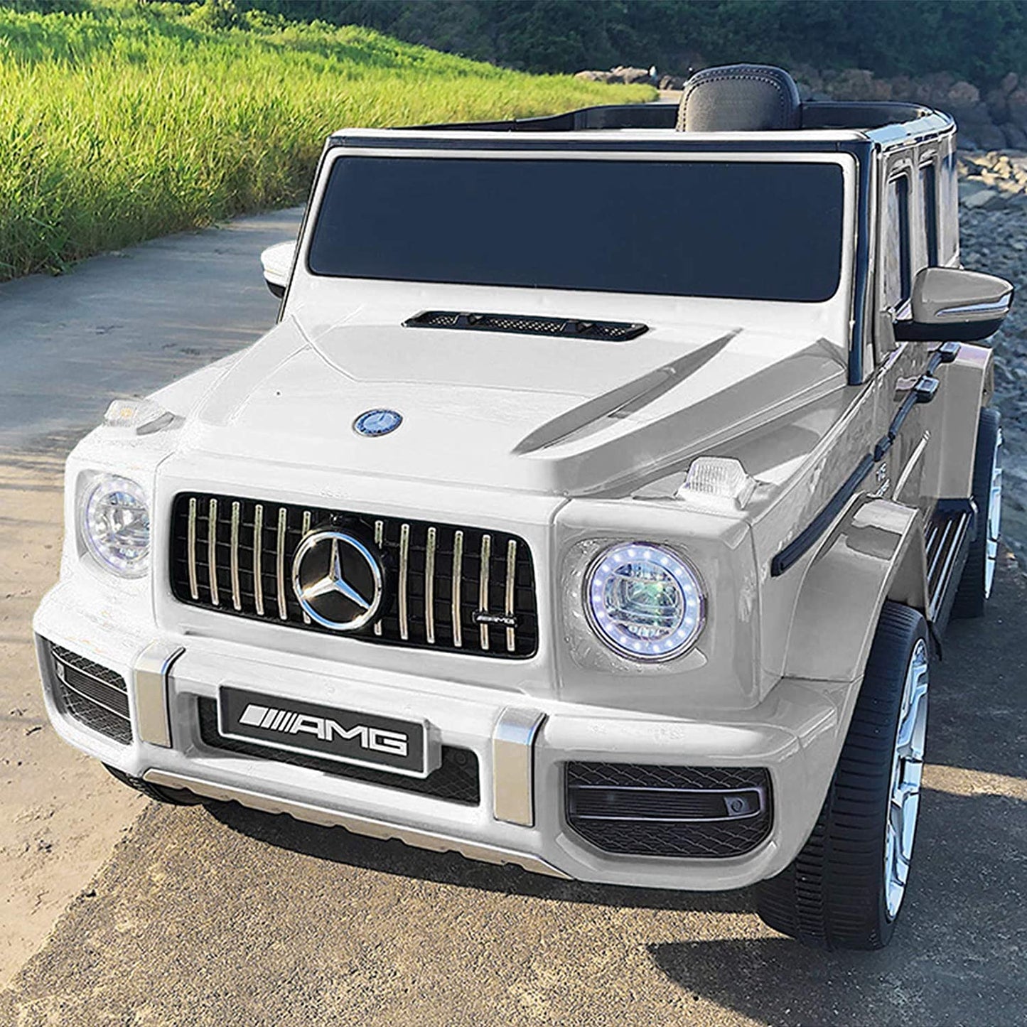 2026 Mercedes Benz G63 AMG 12V G Wagon Kids Ride On Car with Remote Control - Couch Potato
