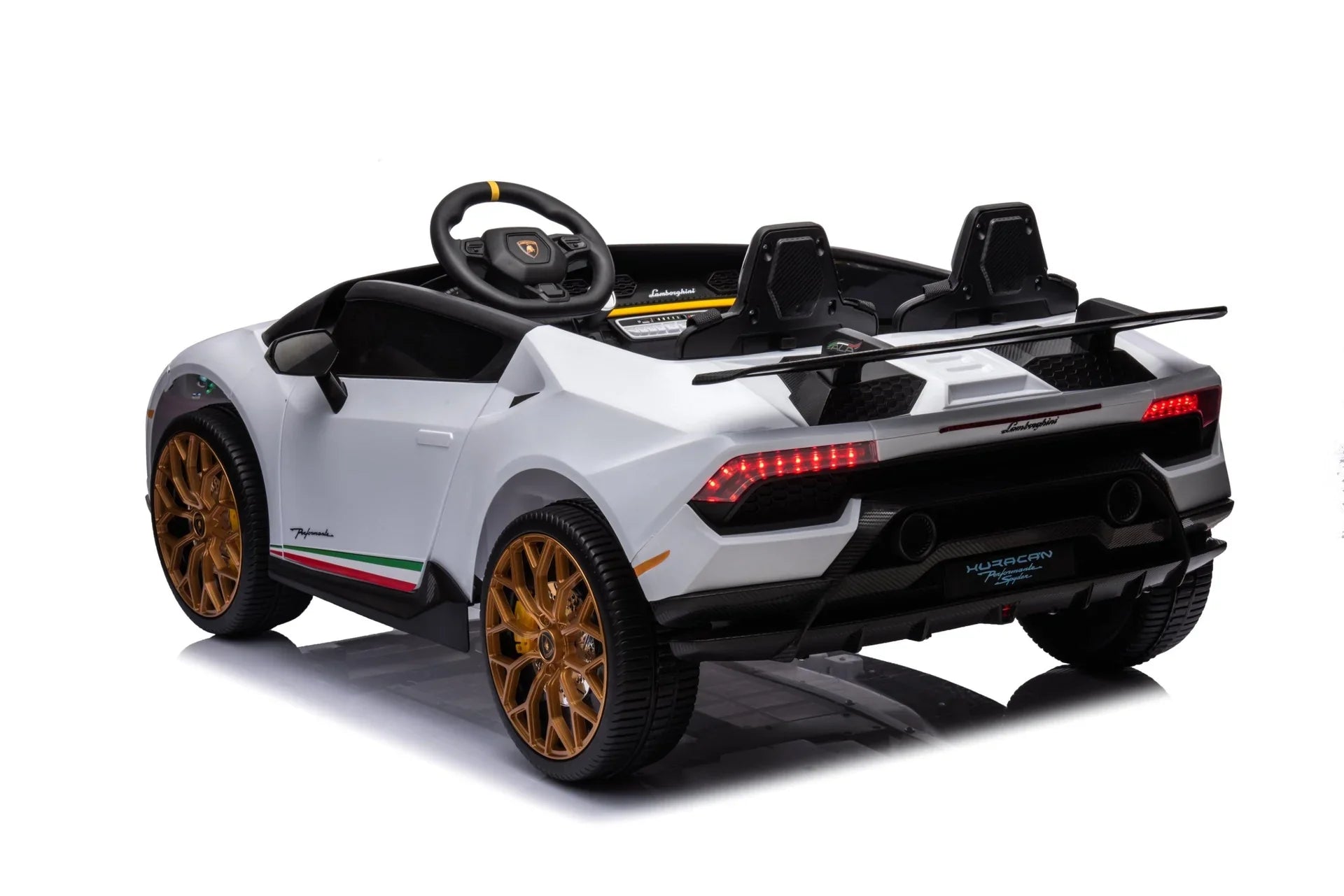 2026 Lamborghini Huracan 24V 2 Seater DELUXE Kids Ride On Car with Remote Control - Couch Potato