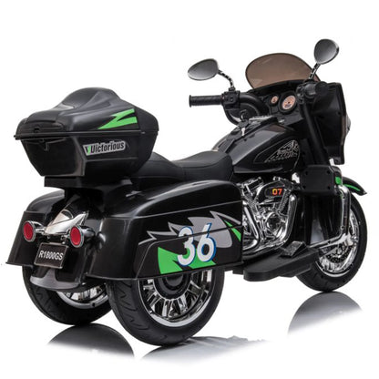12V Kids Ride on Three - Wheeled Motorcycle For Age 3 - 8 - Couch Potato