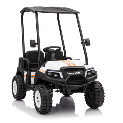 2026 Golf Cart 4 Seater 24V 4X4 Kids Ride On Car with Remote Control - Couch Potato